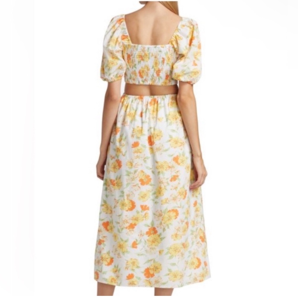 Faithful The Brand Loucetta Midi Dress in Palermo Floral Print Size M/6. NWT - Picture 4 of 11